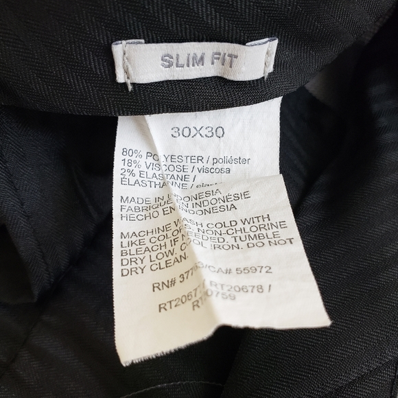 Perry Ellis Portfolio Non Iron Slim Fit Dress Pants - Picture 5 of 5